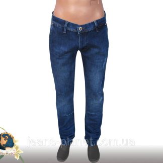 Джинси чоловічі молодіжні утеплені звужені на гумці Piero Paul