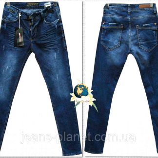 Джинси підліткові завужені Slim Mario синього кольору Туреччина
