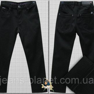 Джинси дитячі на хлопчика утеплені Baron чорного кольору