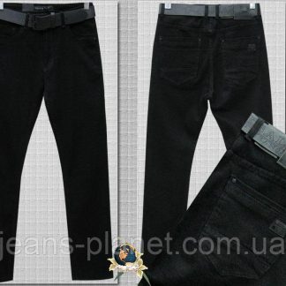 Джинси чоловічі класичні осінь-зима Resalsa чорного кольору