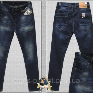 Звужені донизу чоловічі джинси Distry оригінального синього кольору — 2022