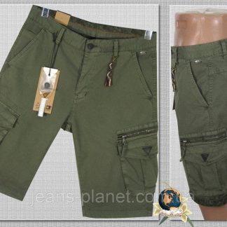 Шорти чоловічі карго з кишенями Iteno хакі світлий