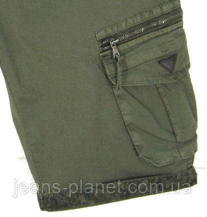 Шорти чоловічі карго з кишенями Iteno-Tophero колір хакі — изображение 3