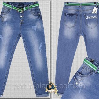 Модні жіночі джинси Мом на гудзиках з ременем 31 розмір 31