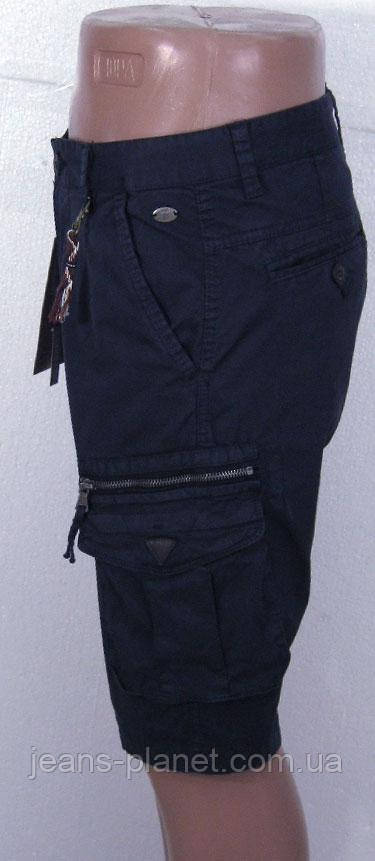 Шорти чоловічі карго з кишенями Iteno темно-сині 33 розмір — изображение 2