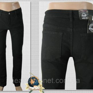 Джинси шкільні завужені чорного кольору підліткові на хлопчика