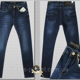 Джинси чоловічі молодіжні завужені синього кольору BlueNil-2022