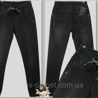 Джинси молодіжні чоловічі утеплені джогери 34 розмір