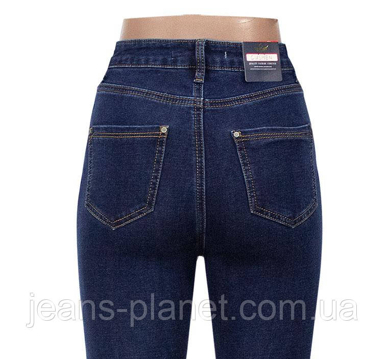 Джинси жіночі утеплені звужені на високій талії Американка — изображение 3