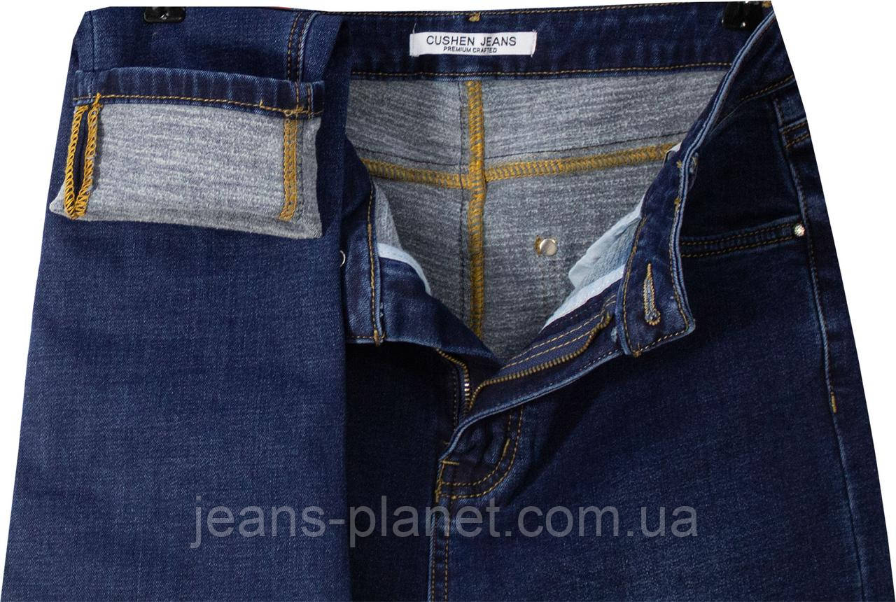 Джинси жіночі утеплені звужені на високій талії Американка — изображение 4