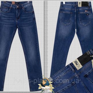 Джинси чоловічі прямі класичні Pagalee синього кольору