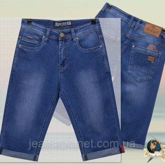 Шорти бріджі чоловічі джинсові світло-синього кольору