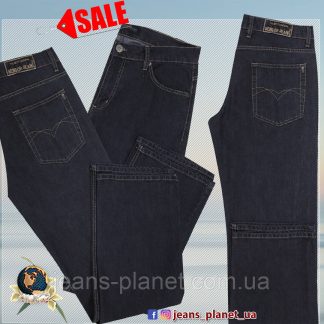 Джинси чоловічі класичні прямого крою Sensor темно-сірого кольору 31 розмір