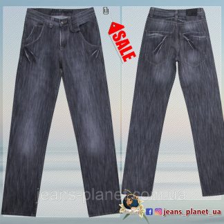 Джинси чоловічі прямі труби Fate Point сірого кольору.