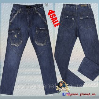 Джинси чоловічі з накладними кишенями Big Mantis розміри 27 і 28