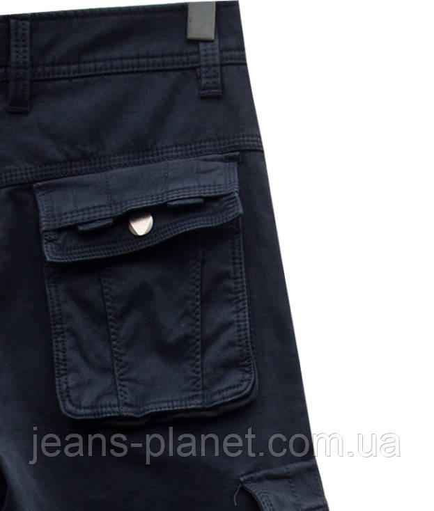 Джинси чоловічі утеплені карго з кишенями ITENO розмір — изображение 3