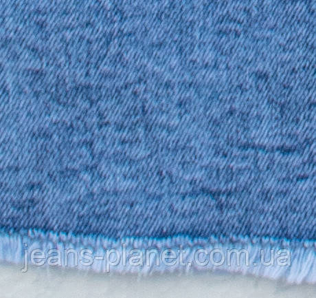 Модна джинсова спідниця блакитного кольору низ бахрома Lady N — изображение 4