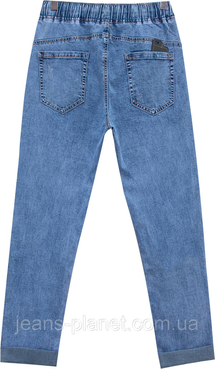 Модні жіночі класичні джинси на резинці Lady N 38 размер — изображение 3