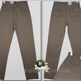 Легкі чоловічі брюки-джинси світло-коричневого кольору LS літо