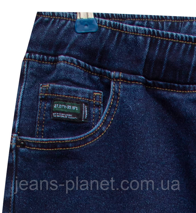 Джинси жіночі утеплені байкою пояс на резинці Lady N 36 розмір — изображение 2