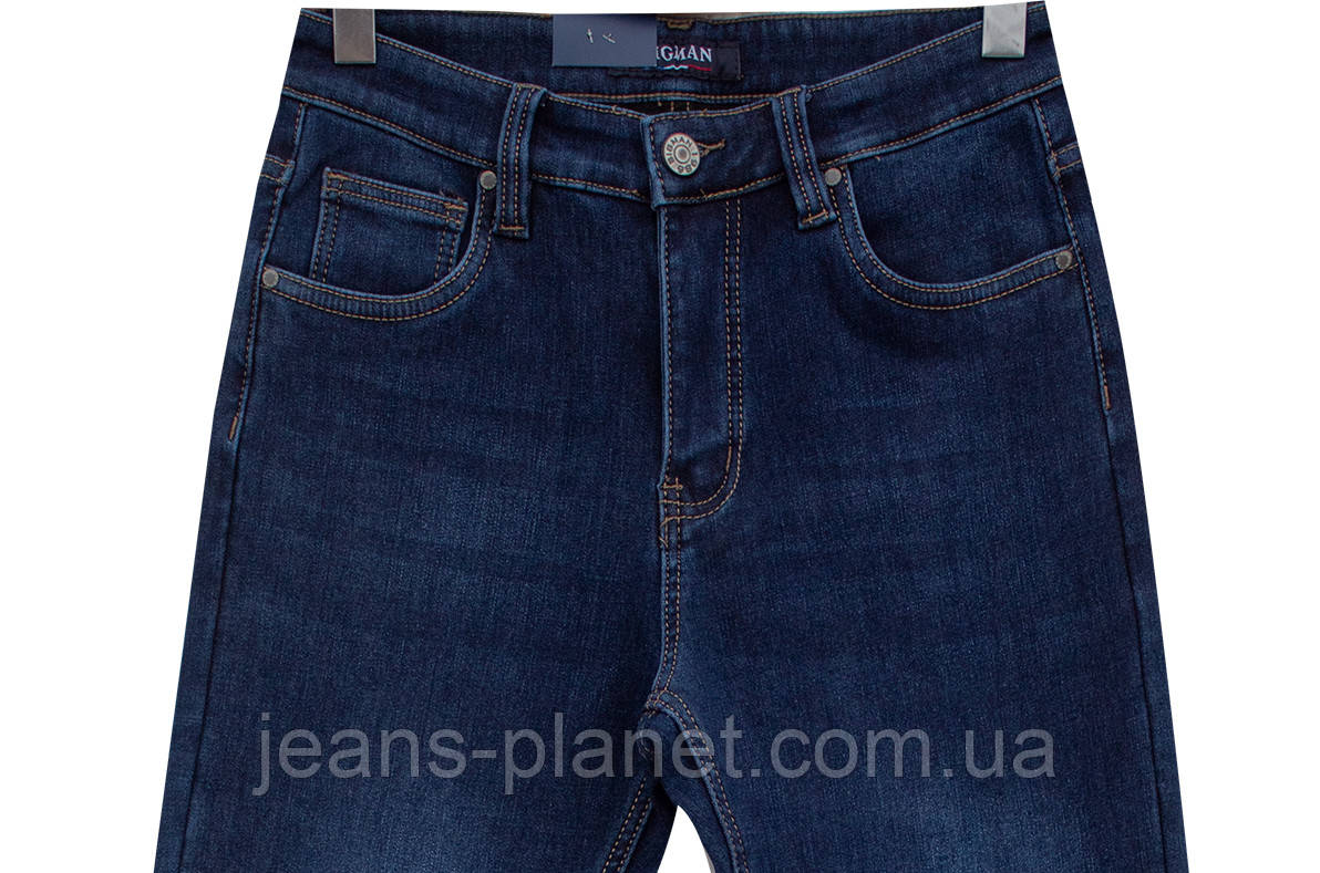 Джинси чоловічі зимові класичні BigMan на флісі 32 розмір — изображение 3