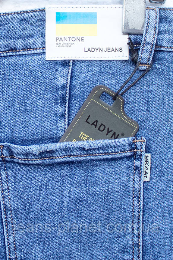 Джинсова класична спідниця 67 см довжина зі стразами Lady N — изображение 6