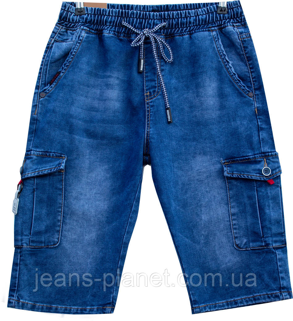Шорти чоловічі джинсові карго пояс резинка МS Jeans — изображение 5
