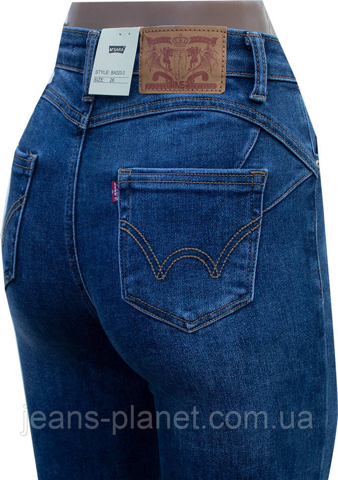 Джинси жіночі прямі класичні M.Sara Push-up — изображение 4