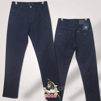 Джинси звужені підліткові синього кольору Fansida