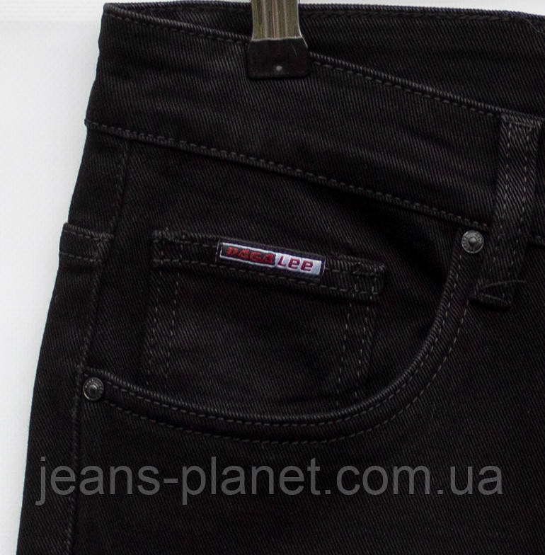 Джинси чоловічі прямі класичні Pagalee чорного кольору — изображение 4