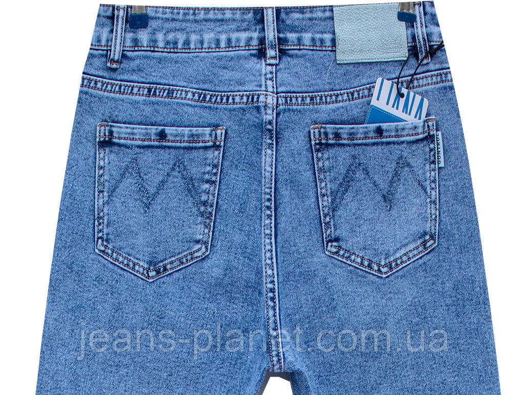 Джинси жіночі класичні звужені з високою посадкою Liana 134 — изображение 6