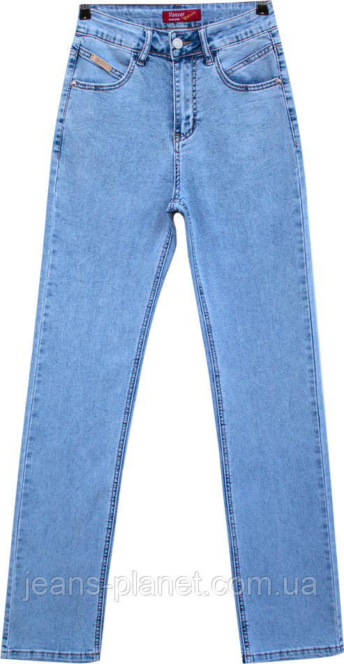 Джинси жіночі класичні прямі з високою посадкою Vanver весна-літо — изображение 7