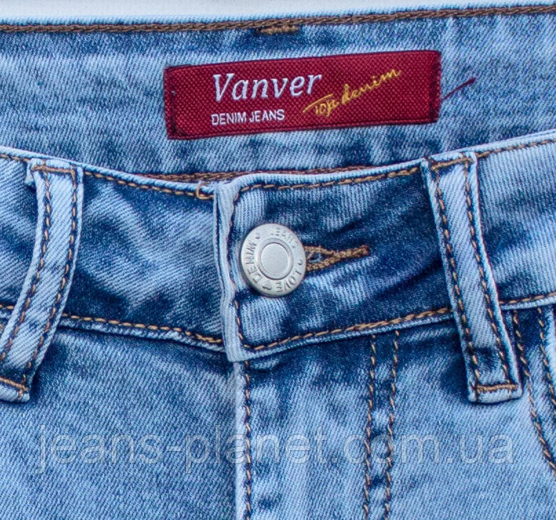 Джинси жіночі класичні прямі з високою посадкою Vanver весна-літо — изображение 6
