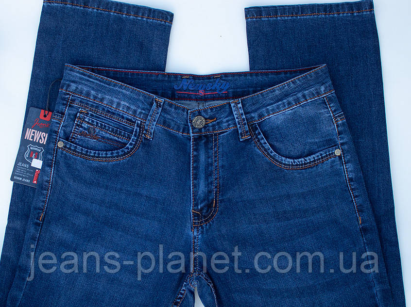 Чоловічі літні джинси класичного крою NewSky 30 розмір — изображение 3
