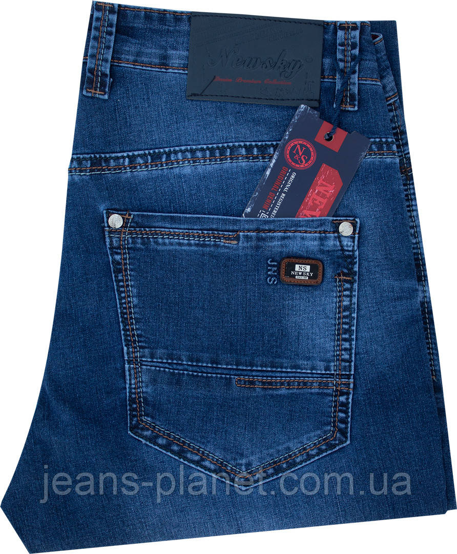 Якісні класичні чоловічі джинси Newsky весна-літо 32 розмір — изображение 4