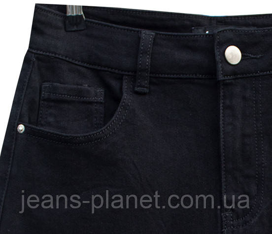 Джинсова спідниця олівець чорного кольору Lady N довжина 70 см — изображение 4