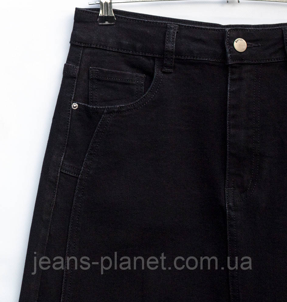 Модна пряма джинсова спідниця міді-максі довжина 80 см Liana — изображение 6