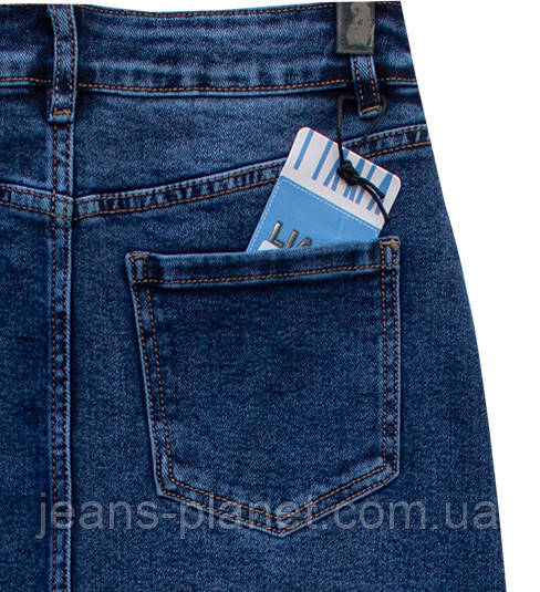 Модна джинсова спідниця олівець середньої довжини 70 см Liana — изображение 7