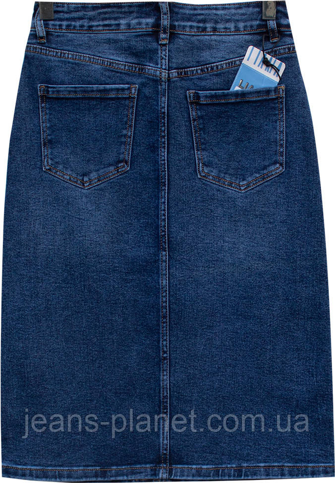 Модна джинсова спідниця олівець середньої довжини 70 см Liana — изображение 3