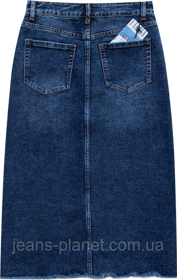 Наймодніша джинсова спідниця міді-максі Liana довжина 80 см — изображение 4