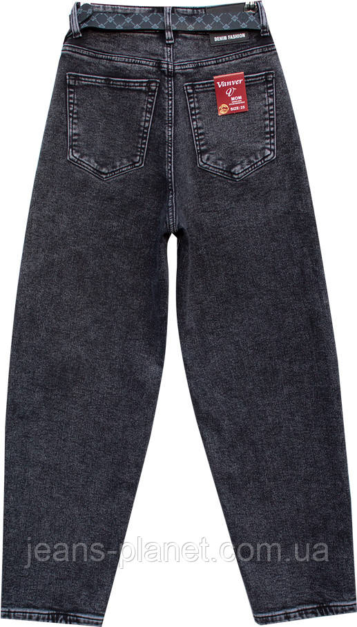 Наймодніші жіночі утеплені джинси мом Skater на байці Vanver — изображение 5