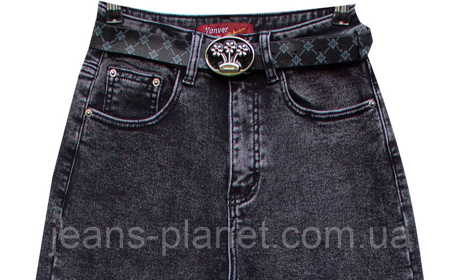 Наймодніші жіночі утеплені джинси мом Skater на байці Vanver — изображение 4