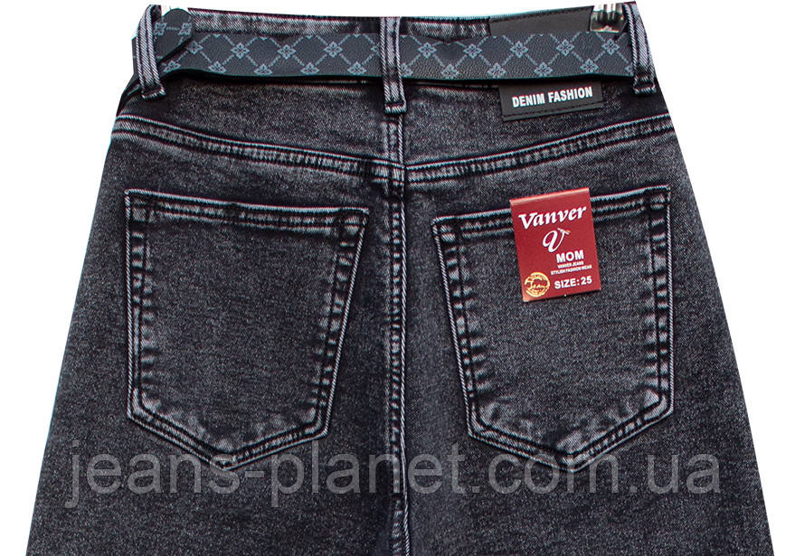 Наймодніші жіночі утеплені джинси мом Skater на байці Vanver — изображение 7