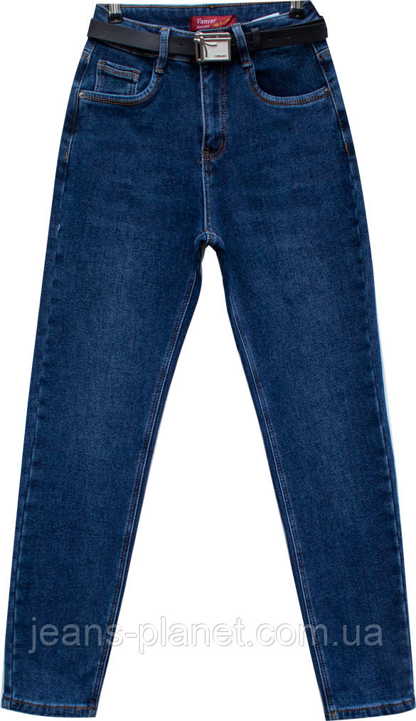 Джинси жіночі утеплені класичні мом на байке Vanver — изображение 5