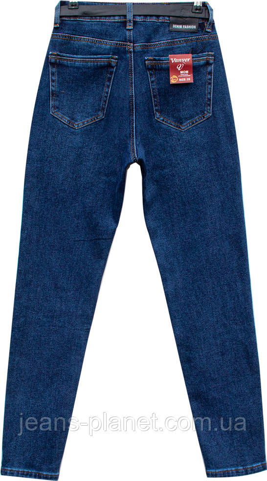 Джинси жіночі утеплені класичні мом на байке Vanver — изображение 3