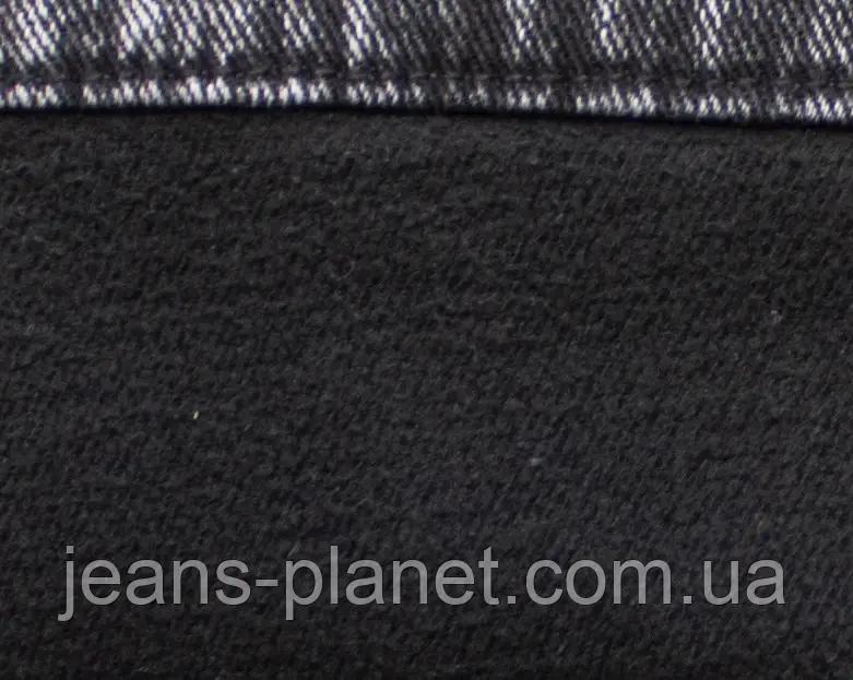 Джинси жіночі утеплені зимні на байці мом Vanver сіро - графітного кольору — изображение 4