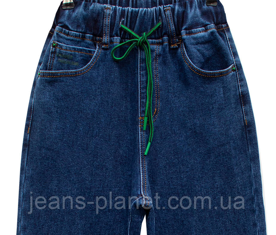 Джинси жіночі утеплені класичні мом на резинці Vanver — изображение 7