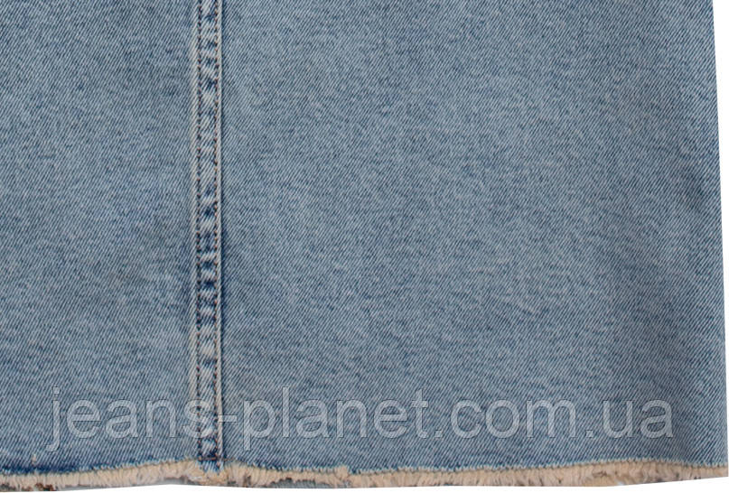 Модна джинсова спідниця з бахромою довжина 52 см Lady N 814 — изображение 4