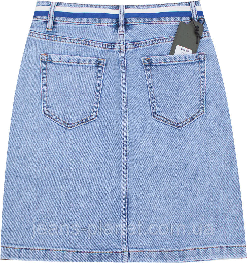 Модна джинсова спідниця довжина 50 см Lady N 828 — изображение 3