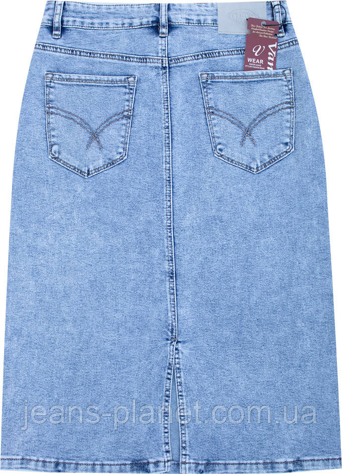 Джинсова класична спідниця олівець Весна-Літо Vanver — изображение 3